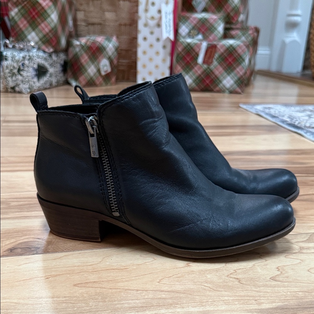 Lucky Brand Black Ankle Booties